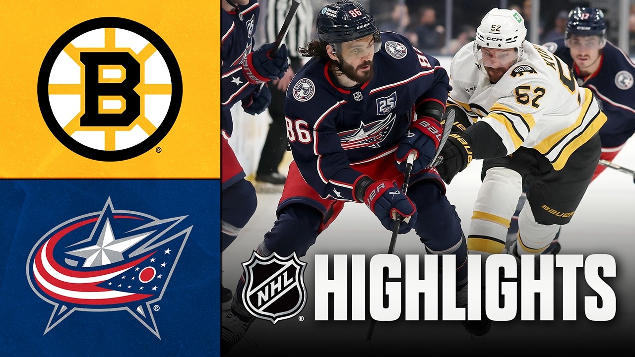 Bruins vs. Blue Jackets | NHL Highlights | April 12, 2026 Bruins vs. Blue Jackets | NHL Highlights | April 12, 2026