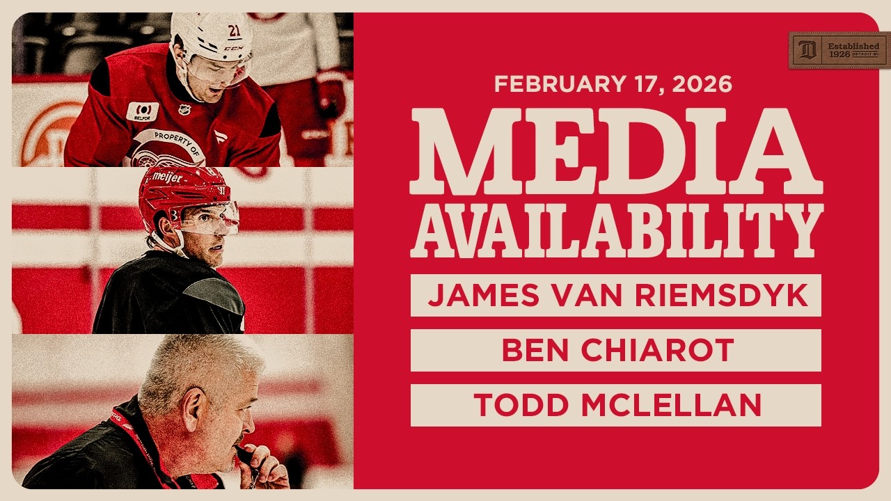 James van Riemsdyk, Ben Chiarot, Todd McLellan Practice Media | Feb. 17, 2026 James van Riemsdyk, Ben Chiarot, Todd McLellan Practice Media | Feb. 17, 2026