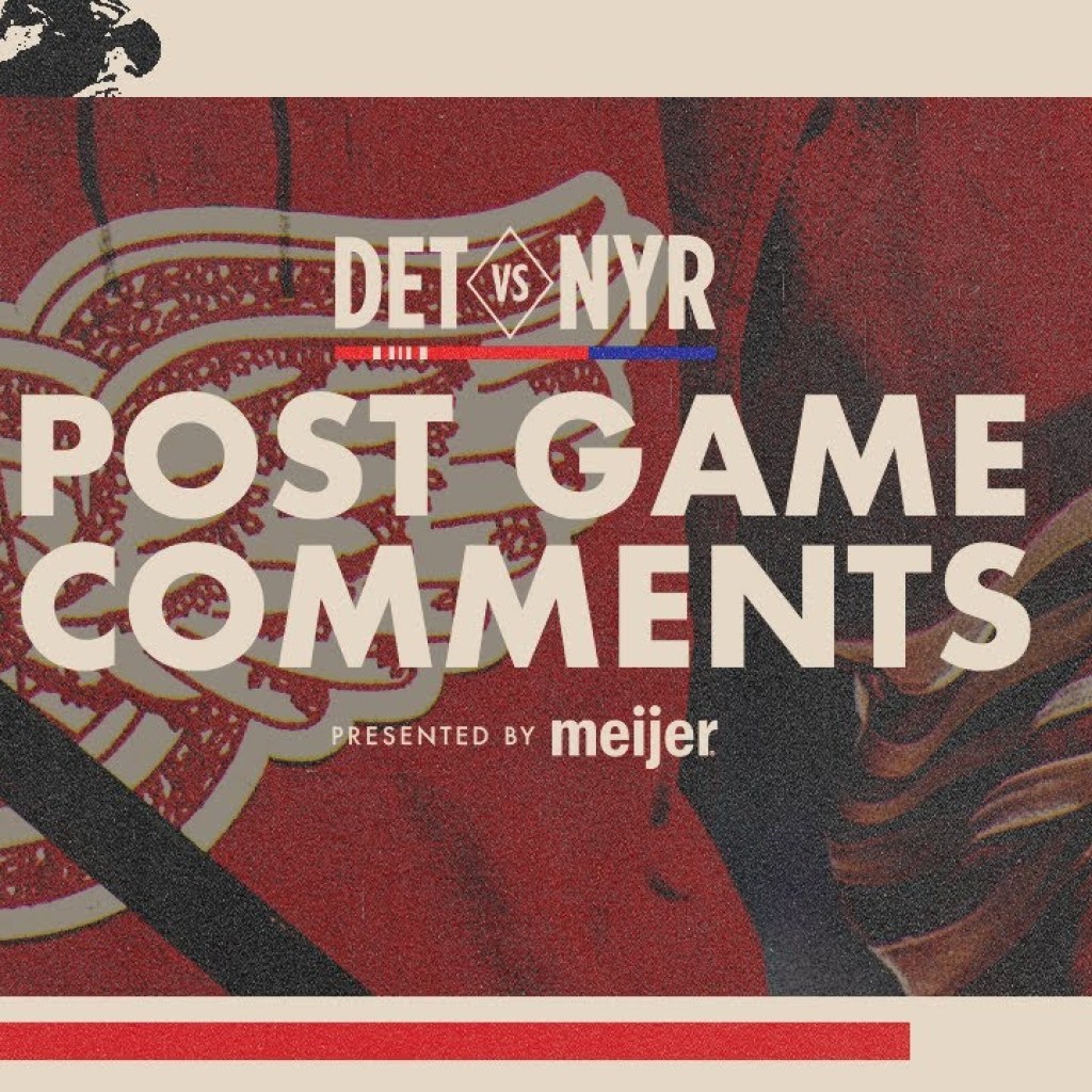 Talbot, Seider, Raymond, McLellan Post Game vs NYR | Nov. 16, 2025 Talbot, Seider, Raymond, McLellan Post Game vs NYR | Nov. 16, 2025