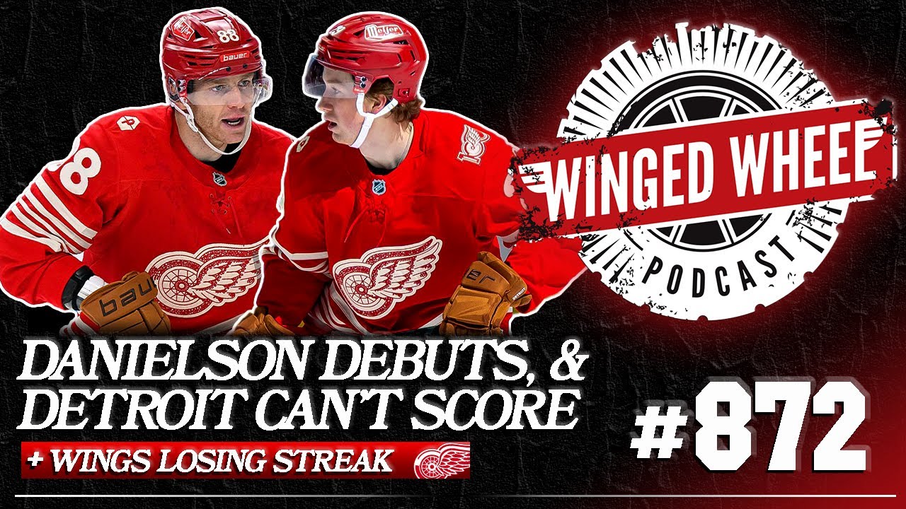DANIELSON DEBUTS & DETROIT’S SCORING DROUGHT – Winged Wheel Podcast – Nov. 9th, 2025 DANIELSON DEBUTS & DETROIT’S SCORING DROUGHT – Winged Wheel Podcast – Nov. 9th, 2025