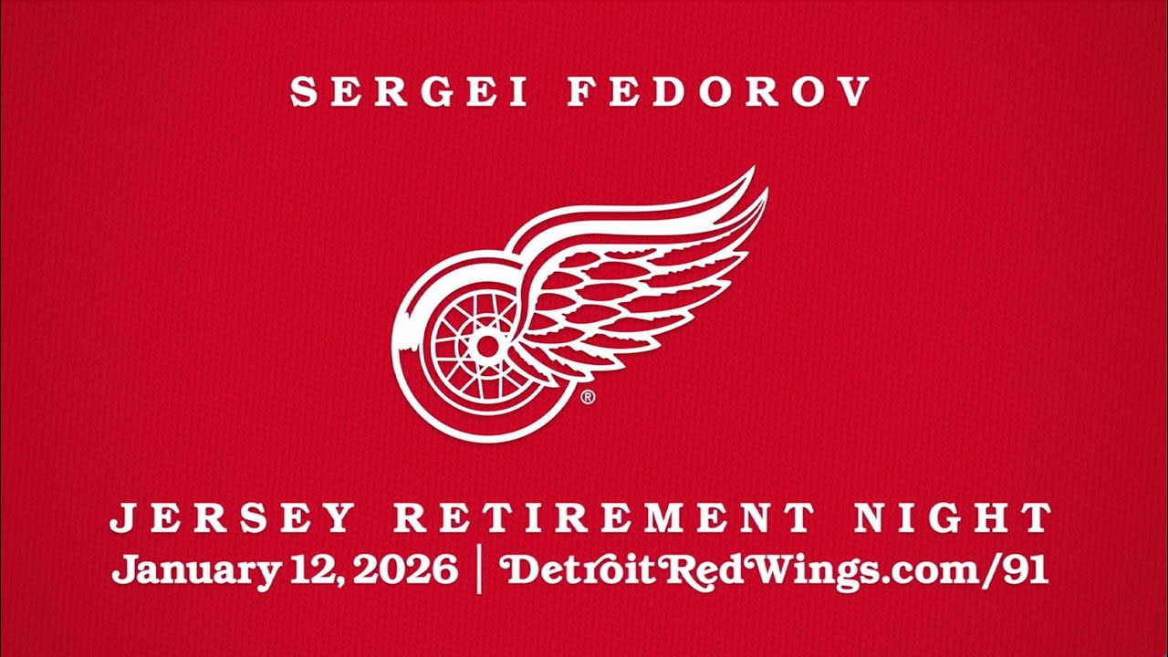 Sergei Fedorov ’91’ Jersey Retirement Night Announcement Sergei Fedorov ’91’ Jersey Retirement Night Announcement