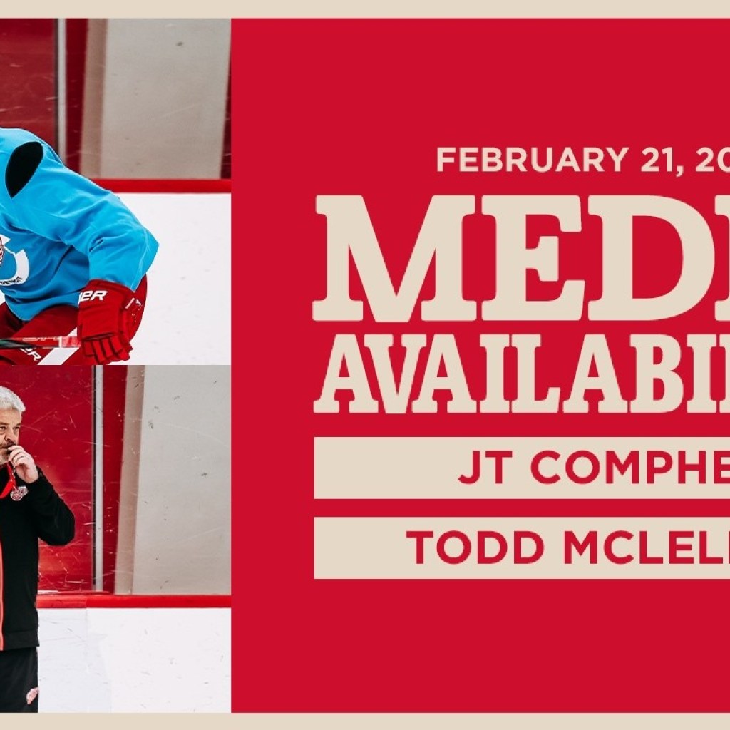 JT Compher, Todd McLellan Media Availability | Feb 21, 2026 JT Compher, Todd McLellan Media Availability | Feb 21, 2026