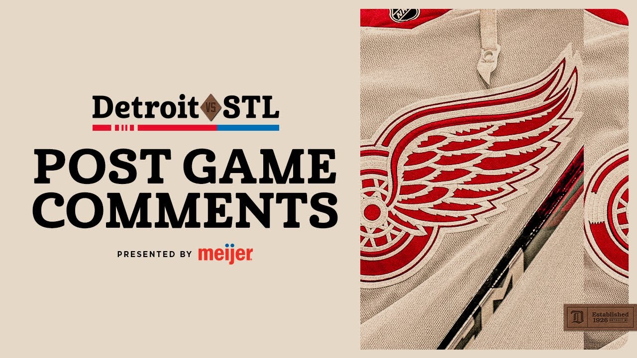 DeBrincat, Gibson, Larkin & McLellan Post Game vs STL | Oct. 28, 2025 DeBrincat, Gibson, Larkin & McLellan Post Game vs STL | Oct. 28, 2025