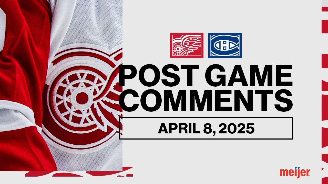 Dylan Larkin, Patrick Kane, Moritz Seider, Todd McLellan Post Game Comments @ MTL | April 8, 2025 Dylan Larkin, Patrick Kane, Moritz Seider, Todd McLellan Post Game Comments @ MTL | April 8, 2025