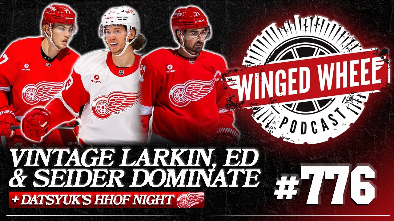 VINTAGE LARKIN, SEIDER & EDVINSSON DOMINATE, & DATSYUK TO THE HALL – Winged Wheel Podcast – Nov. 7th VINTAGE LARKIN, SEIDER & EDVINSSON DOMINATE, & DATSYUK TO THE HALL – Winged Wheel Podcast – Nov. 7th