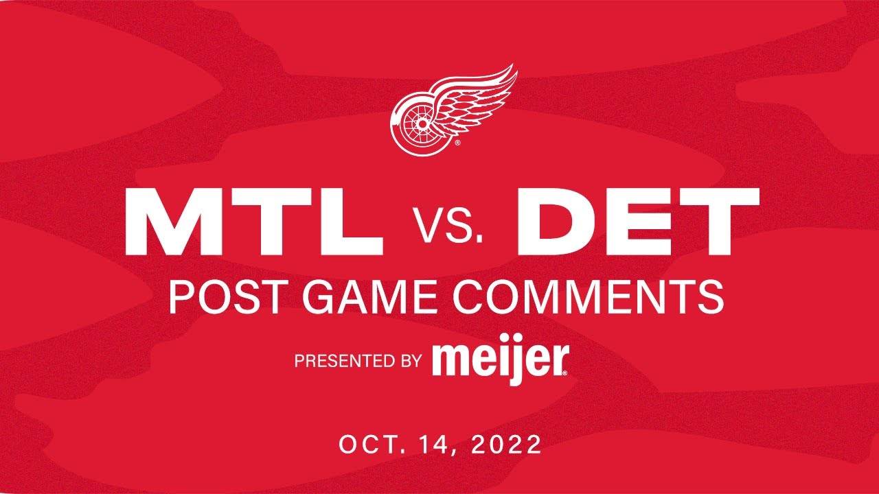 Elmer Soderblom, Ville Husso, and Derek Lalonde on Friday night’s Home Opener Shutout Win Elmer Soderblom, Ville Husso, and Derek Lalonde on Friday night’s Home Opener Shutout Win