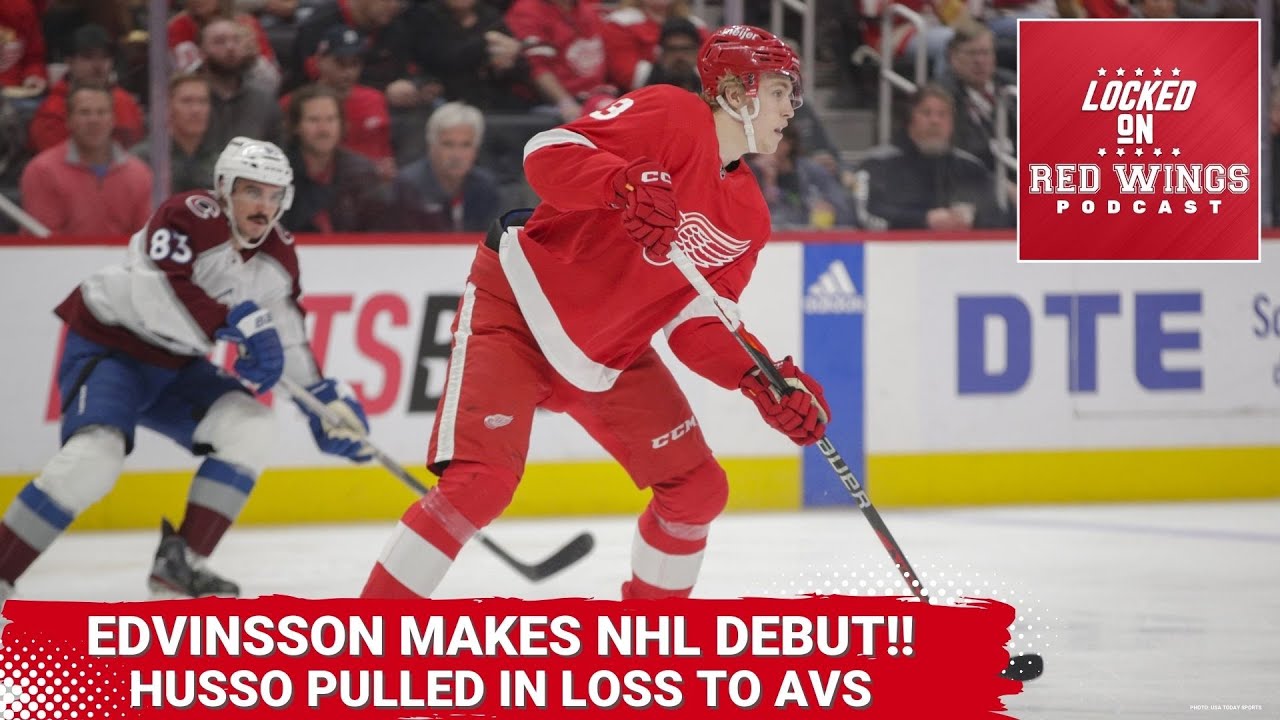 Simon Edvinsson Makes His NHL Debut! | Ville Husso Pulled in Loss to Colorado Avalanche Simon Edvinsson Makes His NHL Debut! | Ville Husso Pulled in Loss to Colorado Avalanche
