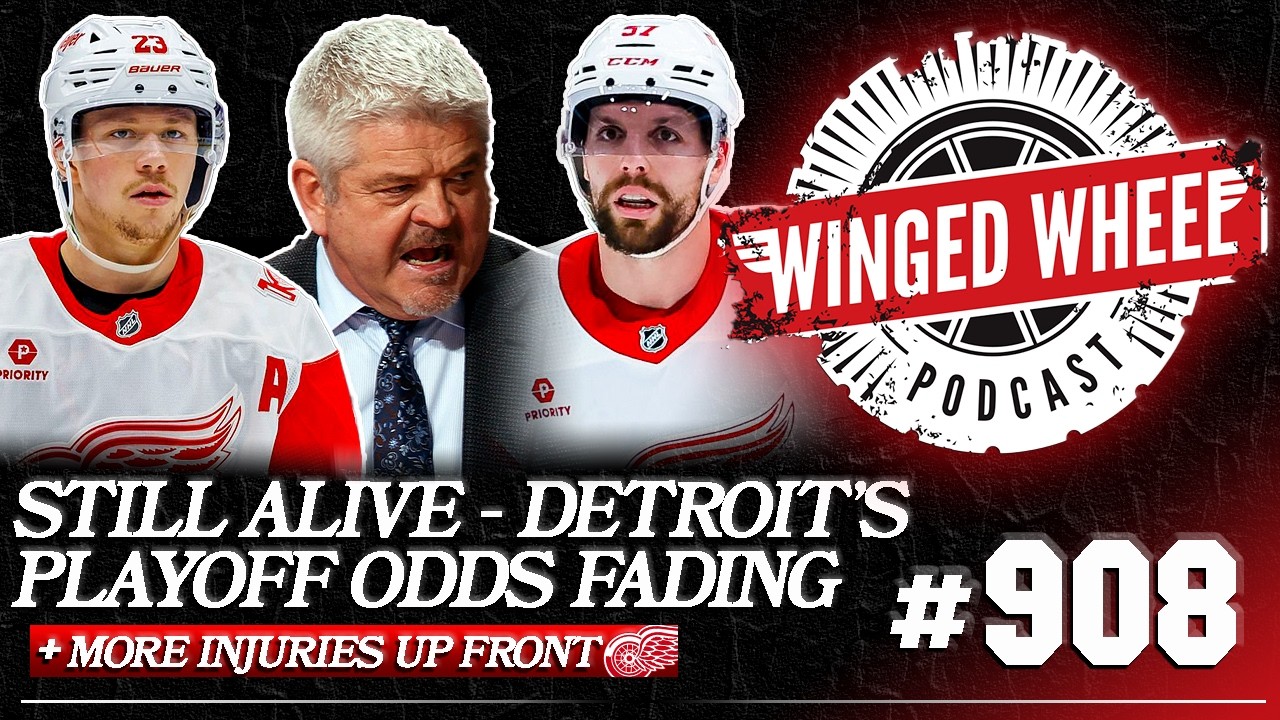 STILL ALIVE! DETROIT’S PLAYOFF CHANCES NARROW – Winged Wheel Podcast – Mar. 15th, 2026 STILL ALIVE! DETROIT’S PLAYOFF CHANCES NARROW – Winged Wheel Podcast – Mar. 15th, 2026