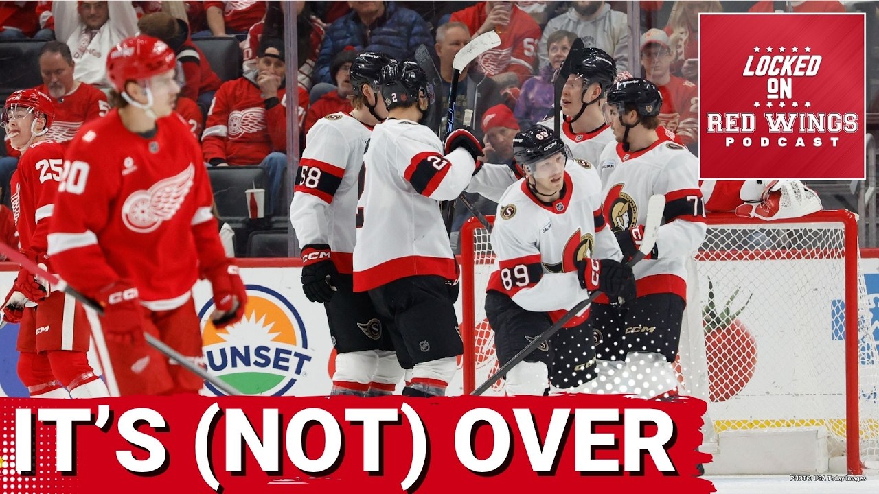 It’s (NOT) over: Red Wings drop the ball to beaten up and tired Senators as playoff hopes dwindle It’s (NOT) over: Red Wings drop the ball to beaten up and tired Senators as playoff hopes dwindle