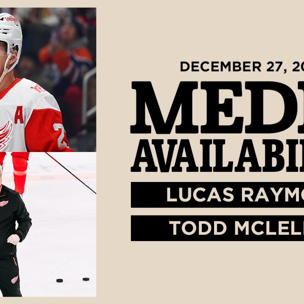 Lucas Raymond & Todd McLellan Morning Skate Media | Dec. 27, 2025 Lucas Raymond & Todd McLellan Morning Skate Media | Dec. 27, 2025