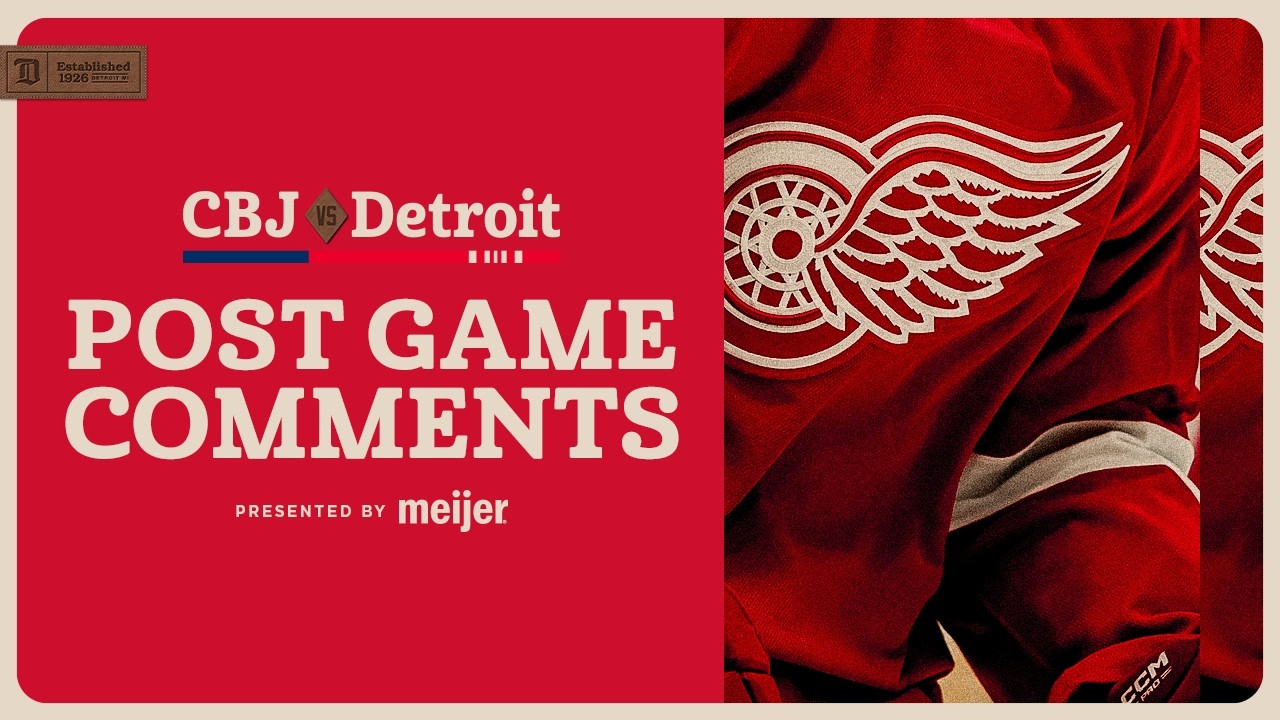 Dylan Larkin, Justin Faulk, Todd McLellan Post Game Comments vs. CBJ | April 7, 2026 Dylan Larkin, Justin Faulk, Todd McLellan Post Game Comments vs. CBJ | April 7, 2026