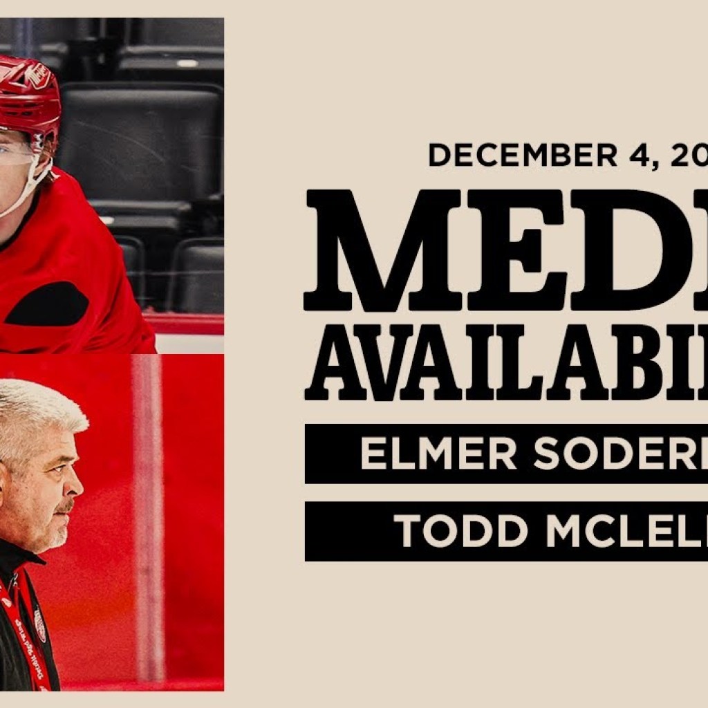 Elmer Soderblom, Todd McLellan Morning Skate Media | Dec. 4, 2025 Elmer Soderblom, Todd McLellan Morning Skate Media | Dec. 4, 2025