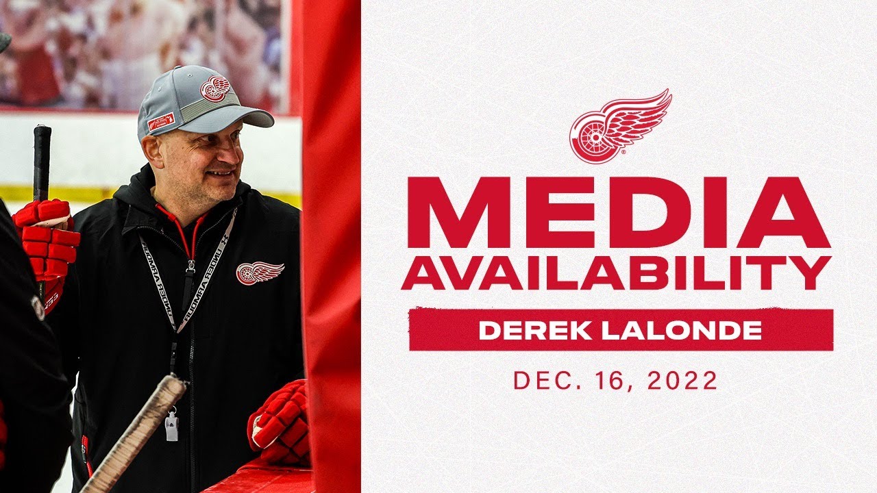 Derek Lalonde updates on Vrana, Hronek, Larkin & more Derek Lalonde updates on Vrana, Hronek, Larkin & more