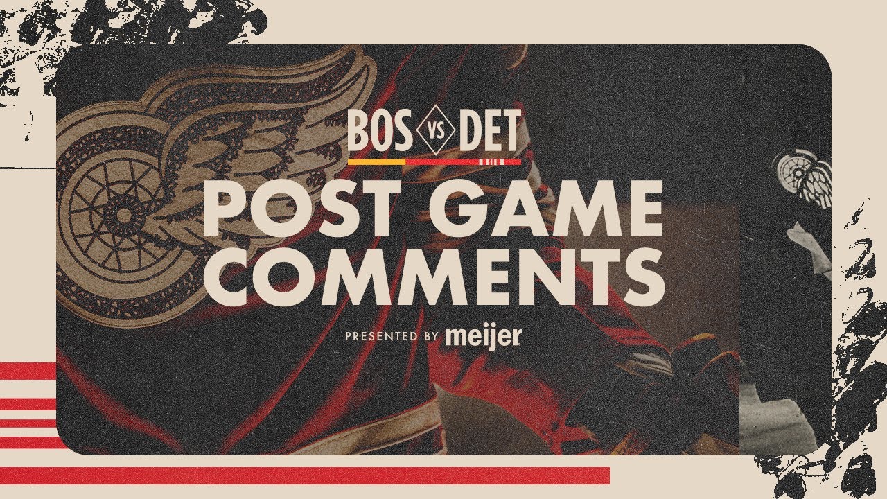 Alex DeBrincat, Moritz Sedier, Todd McLellan Post Game Comments vs. BOS | Dec. 2, 2025 Alex DeBrincat, Moritz Sedier, Todd McLellan Post Game Comments vs. BOS | Dec. 2, 2025