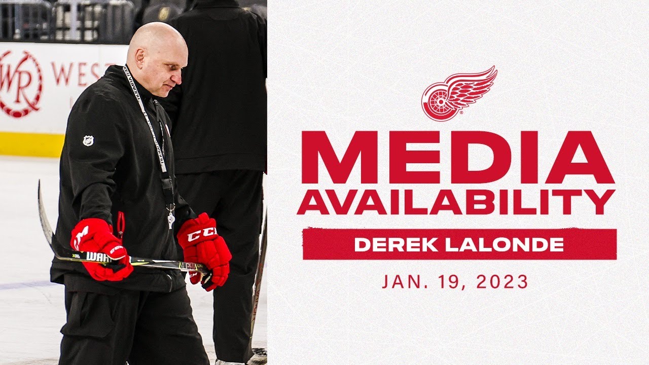 Coach Lalonde following morning skate in Vegas | 1/19/23 Coach Lalonde following morning skate in Vegas | 1/19/23