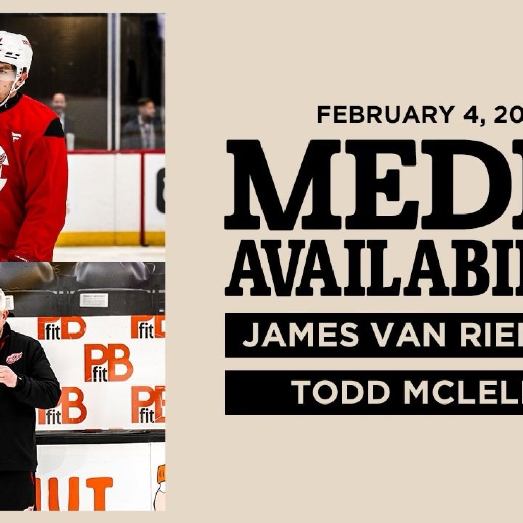 James van Riemsdyk, Todd McLellan Morning Skate Media | Feb. 4, 2026 James van Riemsdyk, Todd McLellan Morning Skate Media | Feb. 4, 2026