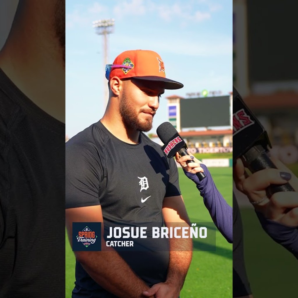 Catcher Josue Briceño shares his goals for the upcoming season. #baseball #detroit #milb #mlb Catcher Josue Briceño shares his goals for the upcoming season. #baseball #detroit #milb #mlb