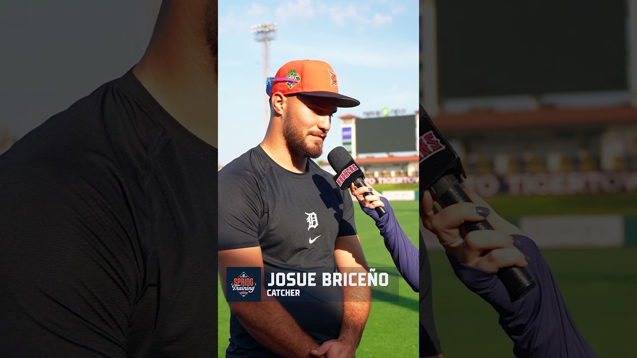 Catcher Josue Briceño shares his goals for the upcoming season. #baseball #detroit #milb #mlb Catcher Josue Briceño shares his goals for the upcoming season. #baseball #detroit #milb #mlb