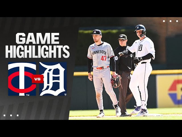 Twins vs. Tigers Game 1 Highlights (4/13/24) | MLB Highlights Twins vs. Tigers Game 1 Highlights (4/13/24) | MLB Highlights
