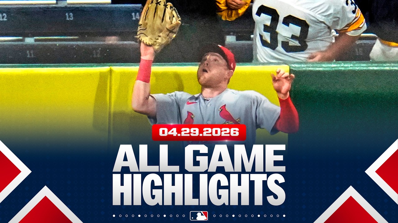 Highlights from ALL GAMES on 4/29 (Braves and White Sox walk it off, Cardinals sweep & MORE!) Highlights from ALL GAMES on 4/29 (Braves and White Sox walk it off, Cardinals sweep & MORE!)