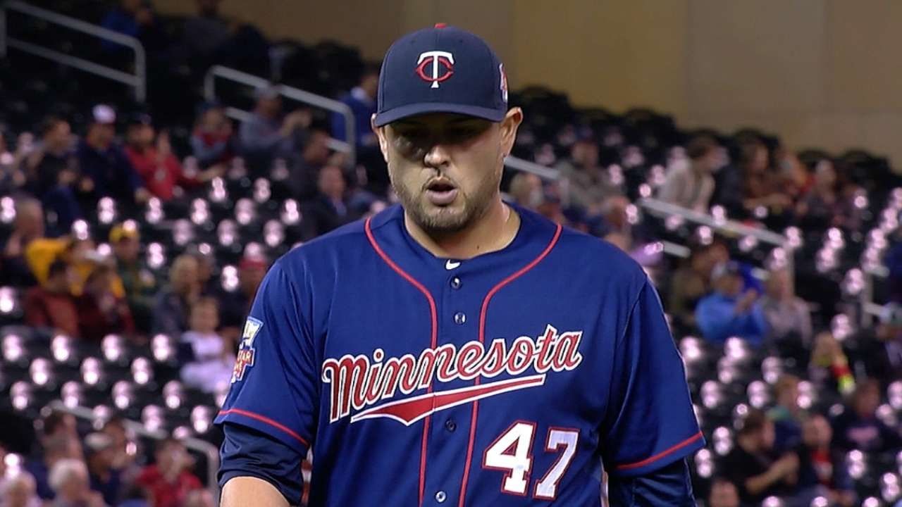 DET@MIN: Nolasco blanks the Tigers over eight frames DET@MIN: Nolasco blanks the Tigers over eight frames