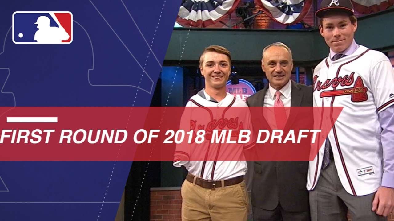 BIG Moments from the first round of the 2018 MLB Draft BIG Moments from the first round of the 2018 MLB Draft