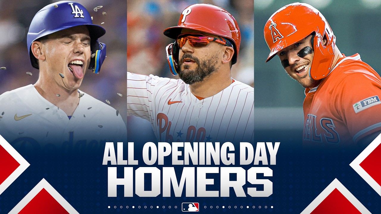 EVERY home run from Opening Day 2026! (Trout, Schwarber, Murakami, DeLauter & MORE) | MLB Highlights EVERY home run from Opening Day 2026! (Trout, Schwarber, Murakami, DeLauter & MORE) | MLB Highlights