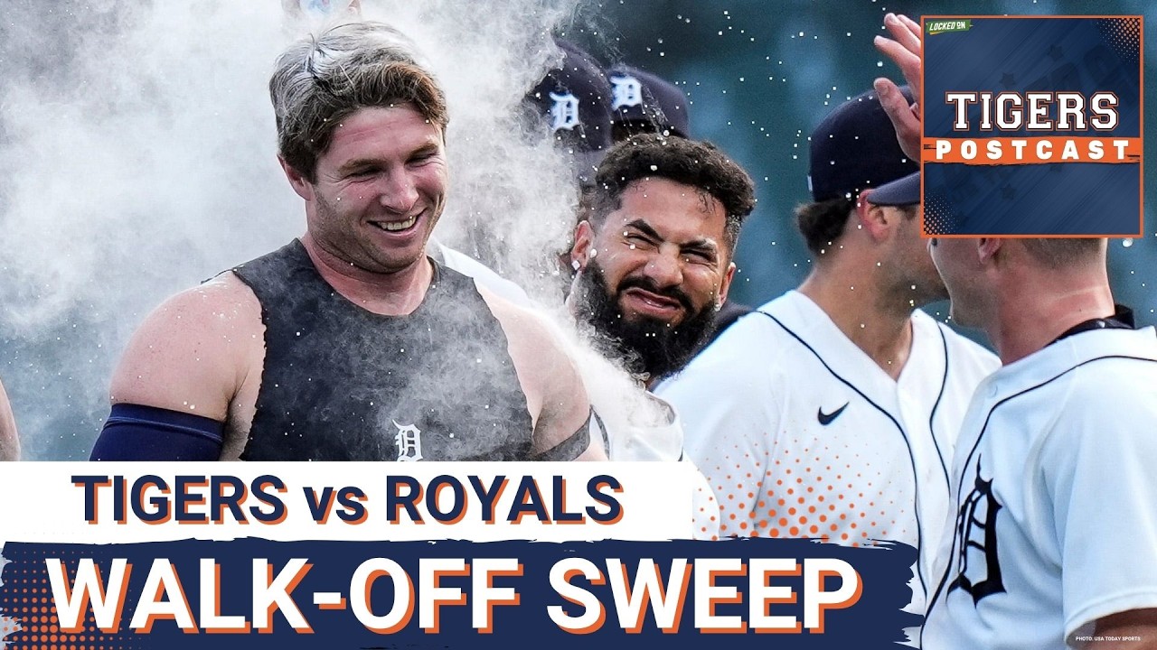 TIGERS POSTCAST: WALK-OFF MADNESS! Detroit Tigers SWEEP Kansas City Royals In Crazy Finale TIGERS POSTCAST: WALK-OFF MADNESS! Detroit Tigers SWEEP Kansas City Royals In Crazy Finale