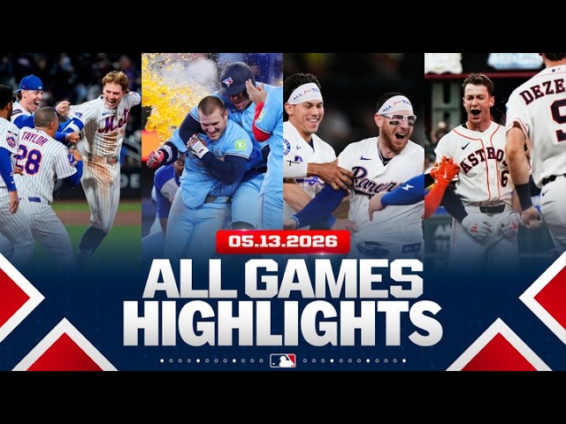 Highlights from ALL GAMES on 5/13 (FOUR teams walk it off, Ohtani lowers ERA to 0.82 and MORE!) Highlights from ALL GAMES on 5/13 (FOUR teams walk it off, Ohtani lowers ERA to 0.82 and MORE!)