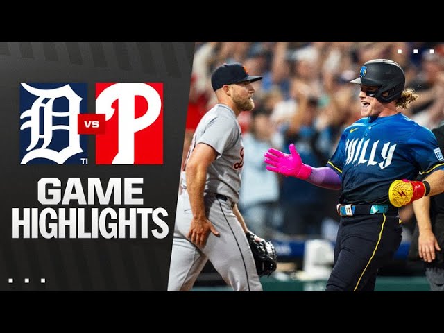 Tigers vs. Phillies Game Highlights (8/1/25) | MLB Highlights Tigers vs. Phillies Game Highlights (8/1/25) | MLB Highlights