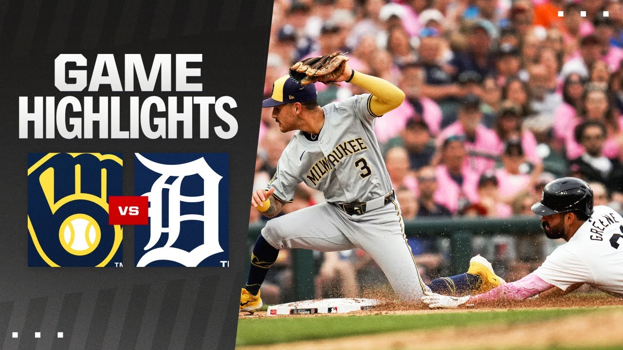 Brewers vs. Tigers Game Highlights (6/8/24) | MLB Highlights Brewers vs. Tigers Game Highlights (6/8/24) | MLB Highlights