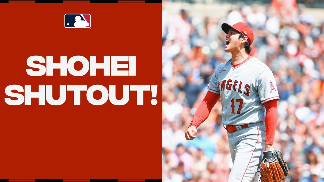 SHOHEI SHUTOUT! Shohei Ohtani throws his first MLB shutout! SHOHEI SHUTOUT! Shohei Ohtani throws his first MLB shutout!