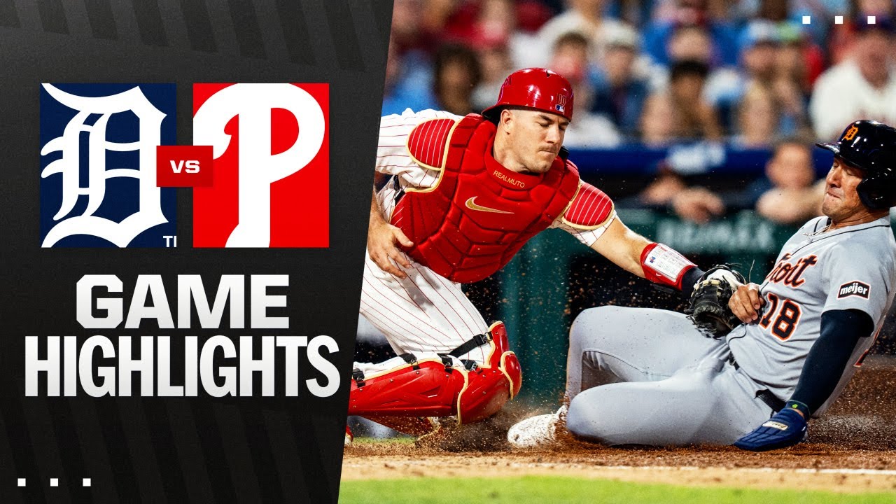 Tigers vs. Phillies Game Highlights (8/3/25) | MLB Highlights Tigers vs. Phillies Game Highlights (8/3/25) | MLB Highlights