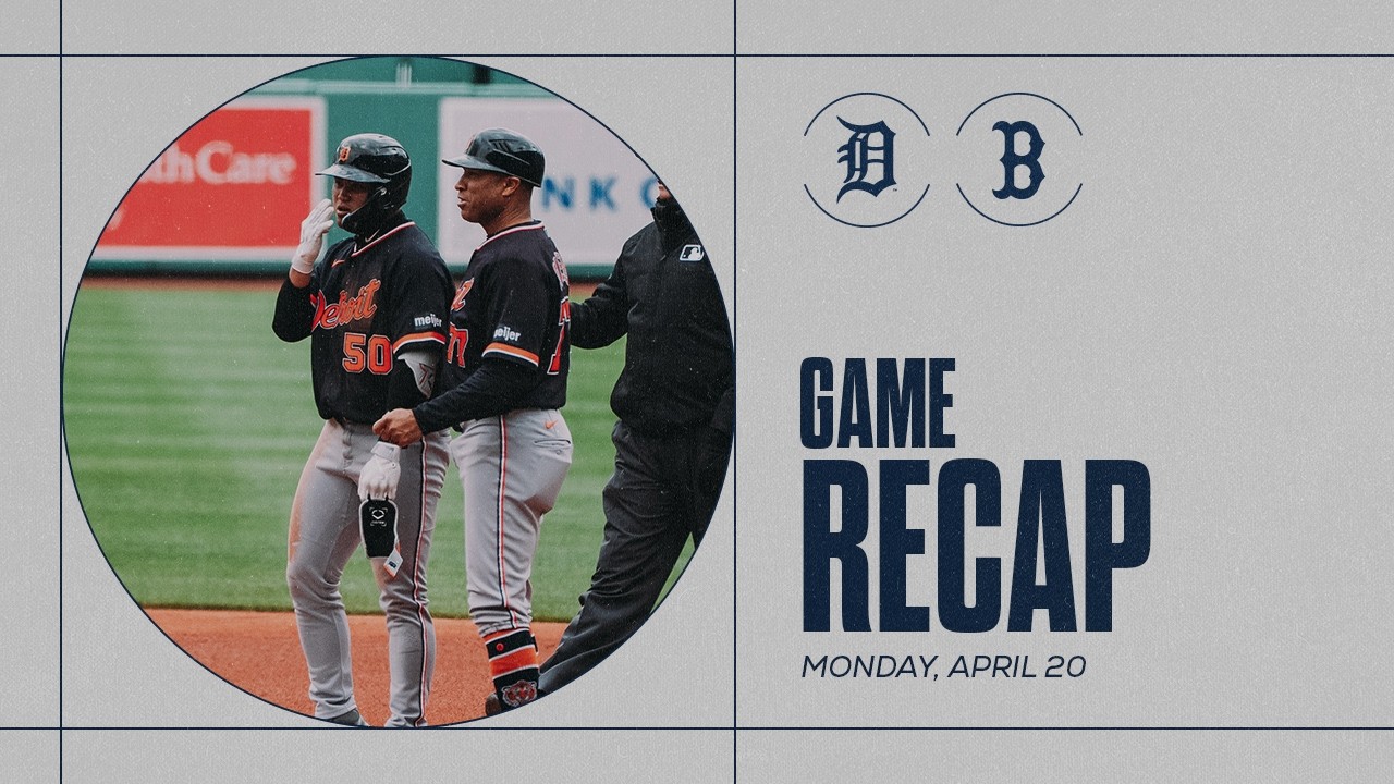 Tigers vs. Red Sox Highlights | 4/20/26 Tigers vs. Red Sox Highlights | 4/20/26