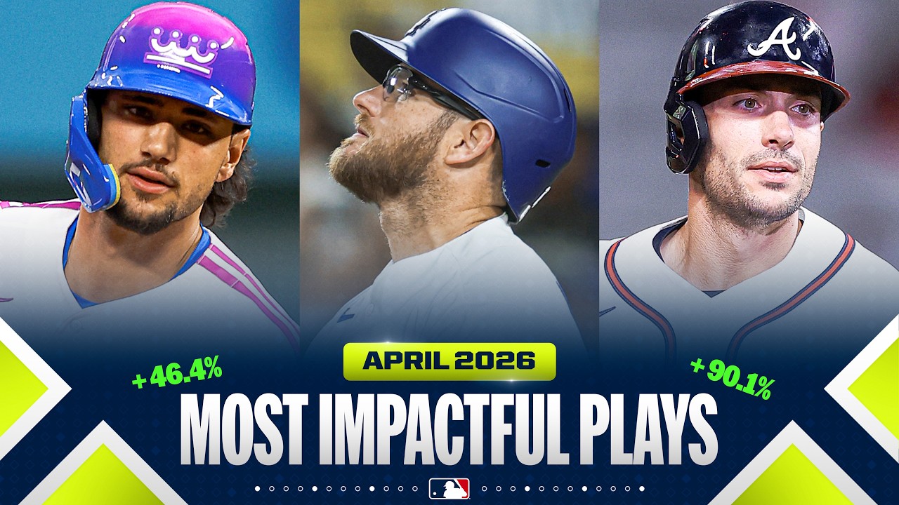 MLB’s MOST IMPACTFUL MOMENTS and BIGGEST PLAYS of March/April 2026 by Win Probability Added (WPA)! MLB’s MOST IMPACTFUL MOMENTS and BIGGEST PLAYS of March/April 2026 by Win Probability Added (WPA)!