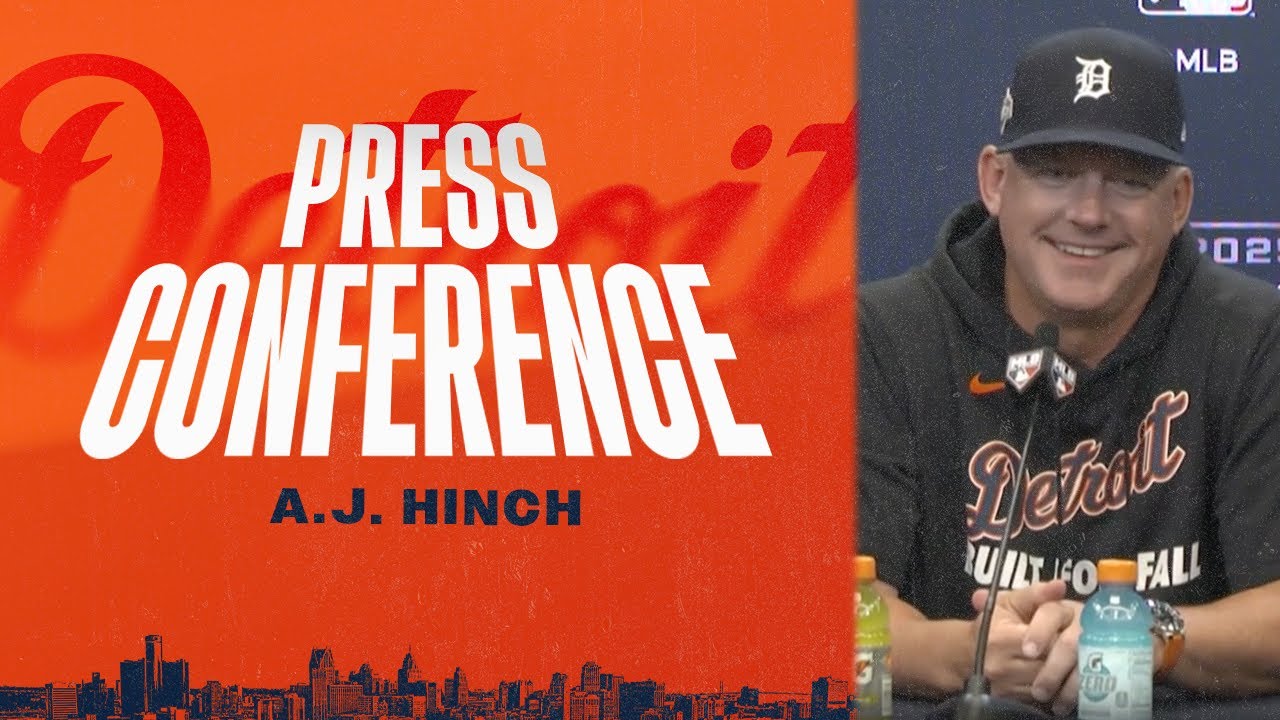 Postseason Press Conference: A.J. Hinch on Tigers ALDS Game 4 Win in Detroit | 10/8/25 Postseason Press Conference: A.J. Hinch on Tigers ALDS Game 4 Win in Detroit | 10/8/25