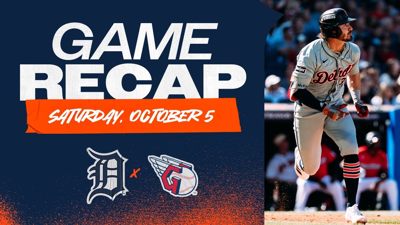 Tigers vs Guardians Highlights | 10/5/24 Tigers vs Guardians Highlights | 10/5/24