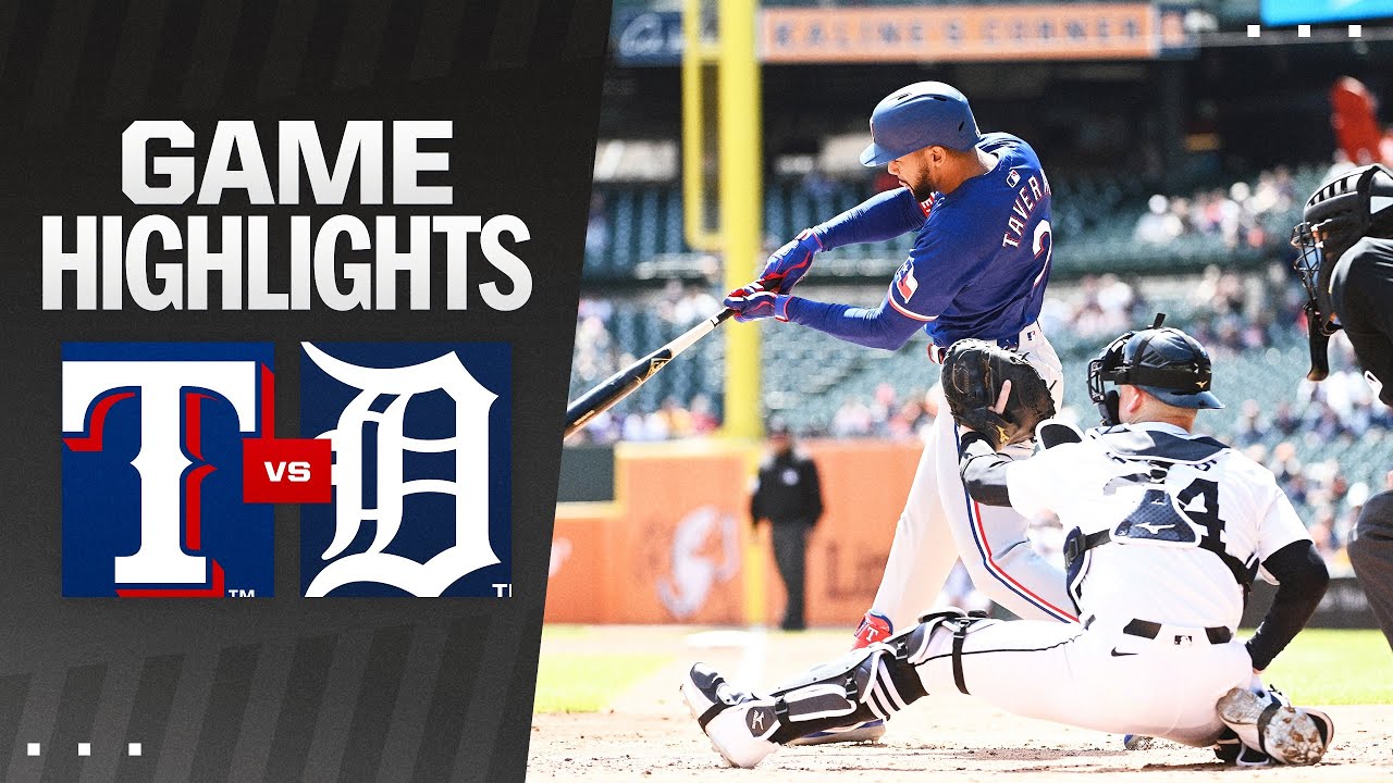 Rangers vs. Tigers Game Highlights (4/16/24) | MLB Highlights Rangers vs. Tigers Game Highlights (4/16/24) | MLB Highlights