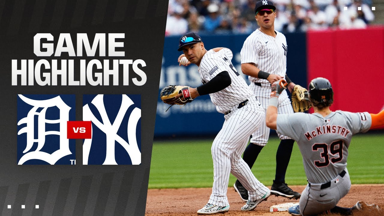 Tigers vs. Yankees Game Highlights (5/4/24) | MLB Highlights Tigers vs. Yankees Game Highlights (5/4/24) | MLB Highlights