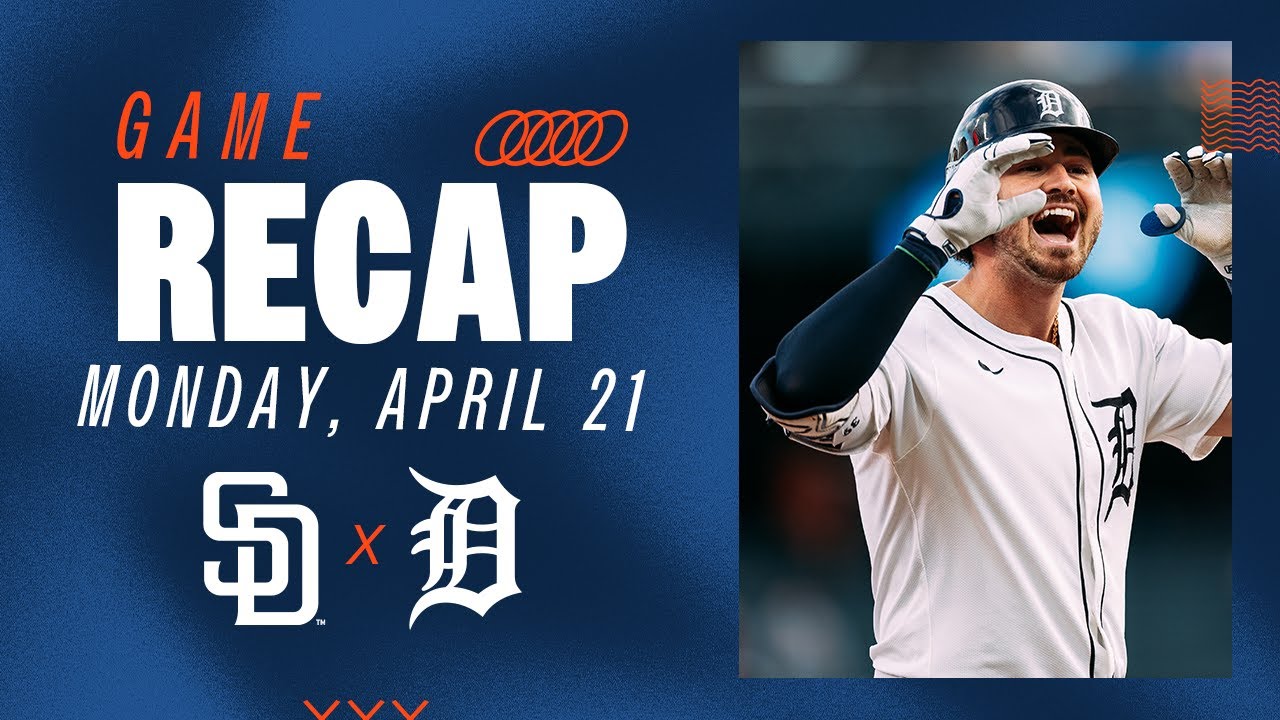 Game Highlights: Zach McKinstry 3-Hit Game, Tigers Bullpen Gives Up 0 Runs | 4/21/25 Game Highlights: Zach McKinstry 3-Hit Game, Tigers Bullpen Gives Up 0 Runs | 4/21/25