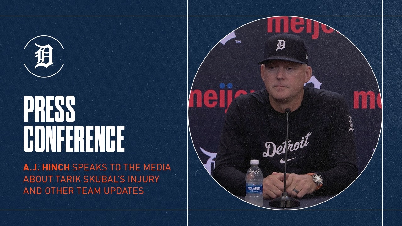 Tigers Manager A.J. Hinch Provides an Update on Tarik Skubal’s Injury, Other Team News | 5/4/26 Tigers Manager A.J. Hinch Provides an Update on Tarik Skubal’s Injury, Other Team News | 5/4/26