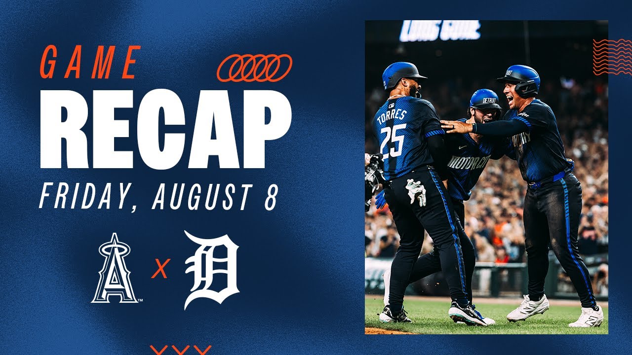 Game Highlights: Matt Vierling Hits 3-Run Go-Ahead Home Run | 8/8/25 Game Highlights: Matt Vierling Hits 3-Run Go-Ahead Home Run | 8/8/25