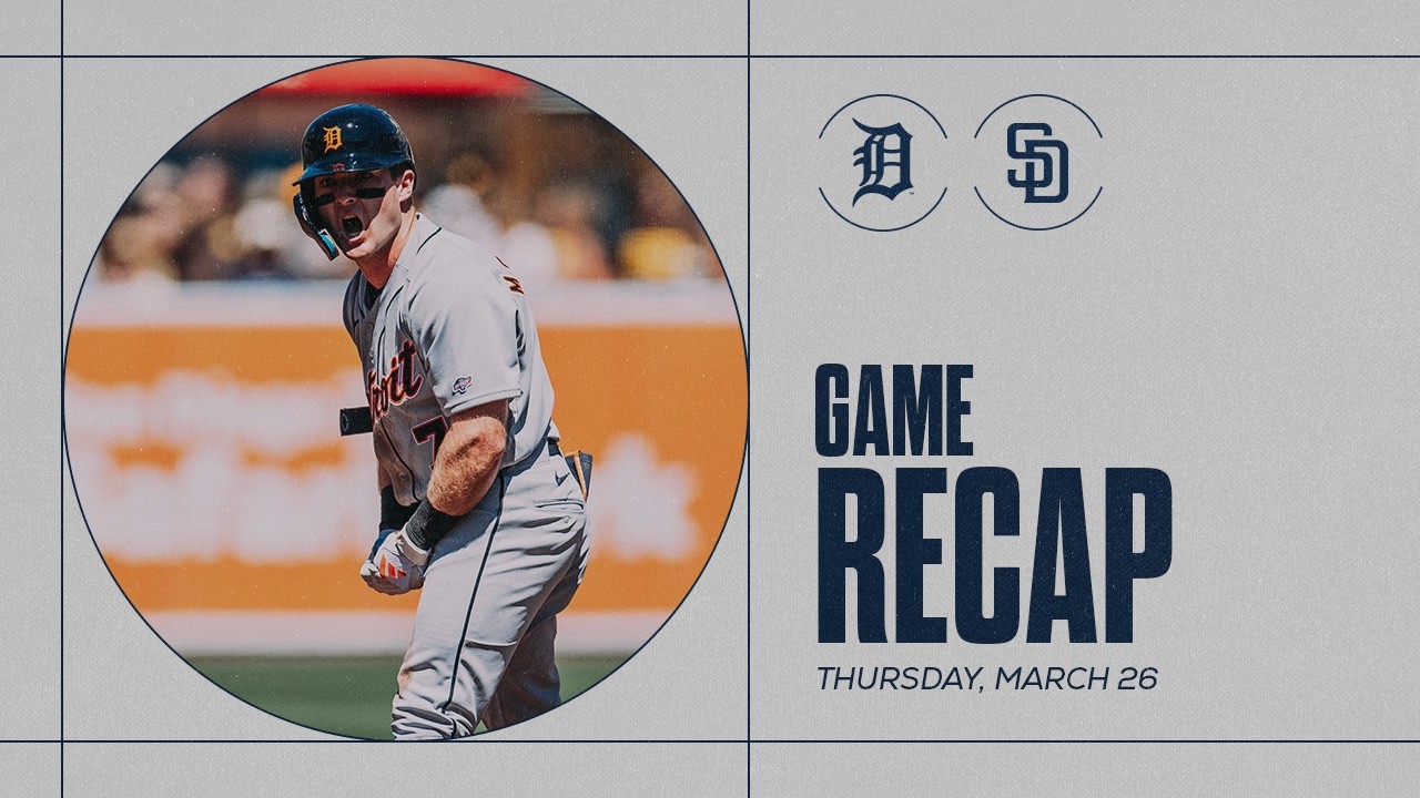 Game Highlights: McGonigle Makes Historic Debut, Tigers Win 8-2 on Opening Day | 3/26/26 Game Highlights: McGonigle Makes Historic Debut, Tigers Win 8-2 on Opening Day | 3/26/26