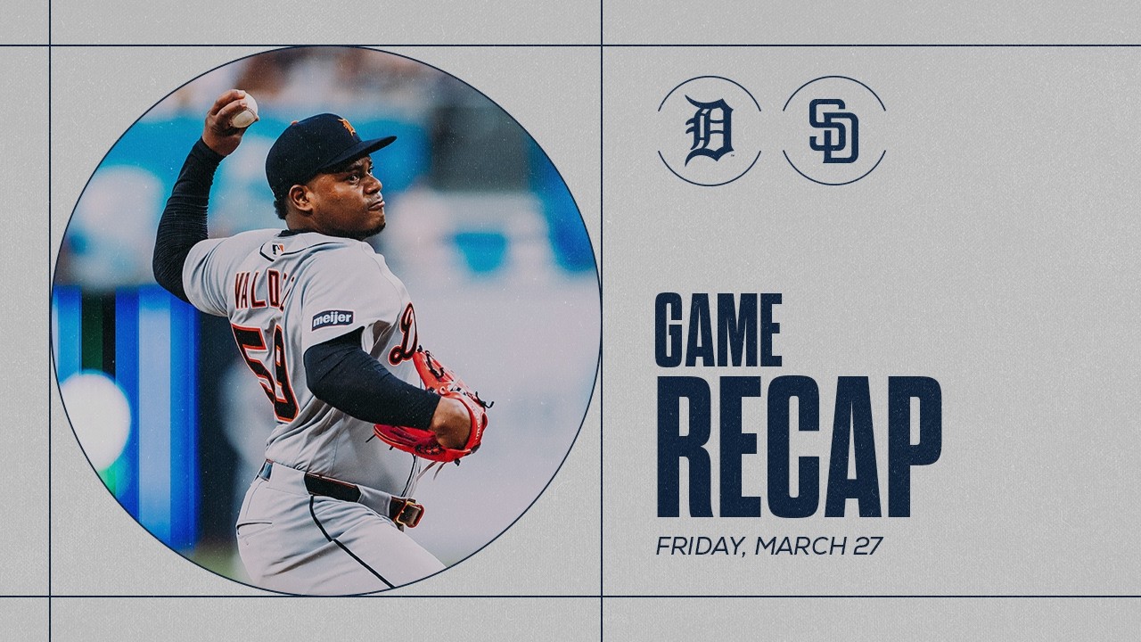 Game Highlights: Valdez Makes Tigers Debut, Detroit Secures First Series Win of the Season | 3/27/26 Game Highlights: Valdez Makes Tigers Debut, Detroit Secures First Series Win of the Season | 3/27/26
