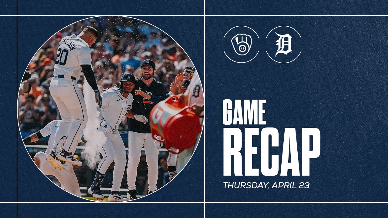 Game Highlights: Spencer Torkelson Hits Walk-Off Home Run to Win Series vs. Brewers | 4/23/26 Game Highlights: Spencer Torkelson Hits Walk-Off Home Run to Win Series vs. Brewers | 4/23/26