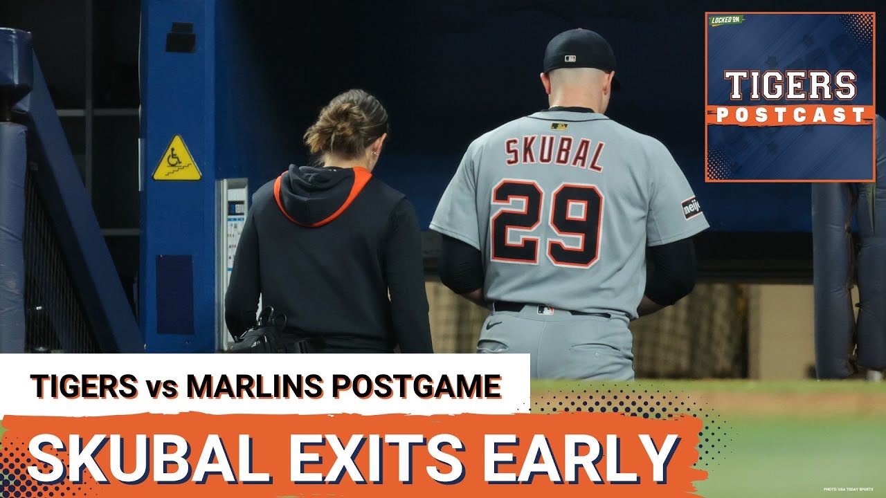 TIGERS POSTCAST: HORRIBLE NEWS! Tarik Skubal EXITS EARLY As Detroit Tigers FALL To Miami Marlins TIGERS POSTCAST: HORRIBLE NEWS! Tarik Skubal EXITS EARLY As Detroit Tigers FALL To Miami Marlins