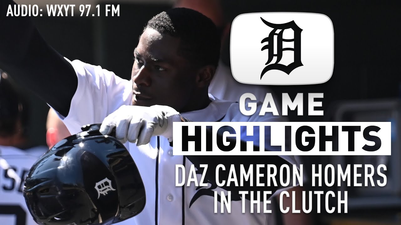 Tigers Highlights | Daz Cameron Homers in the Clutch Tigers Highlights | Daz Cameron Homers in the Clutch