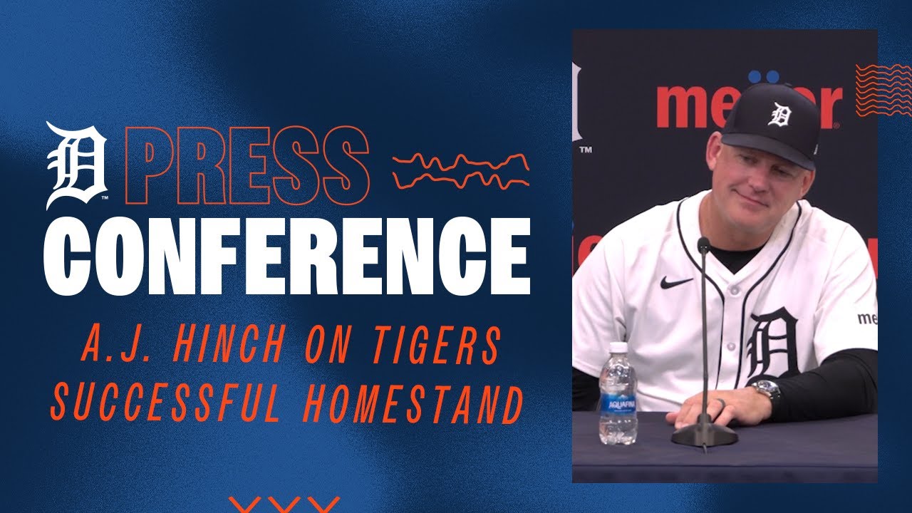Manager A.J. Hinch on Tigers Sweep of Orioles, Successful 10-Game Homestand | 4/27/25 Manager A.J. Hinch on Tigers Sweep of Orioles, Successful 10-Game Homestand | 4/27/25