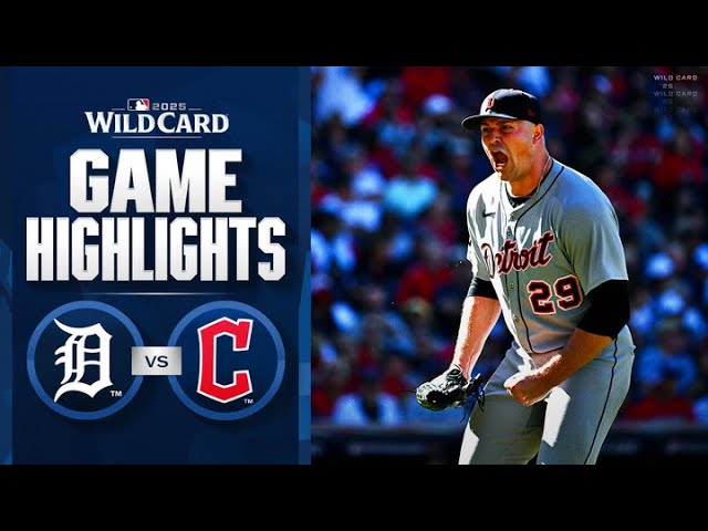 Tigers vs. Guardians AL Wild Card Game 1 Highlights (9/30/25) | MLB Highlights Tigers vs. Guardians AL Wild Card Game 1 Highlights (9/30/25) | MLB Highlights