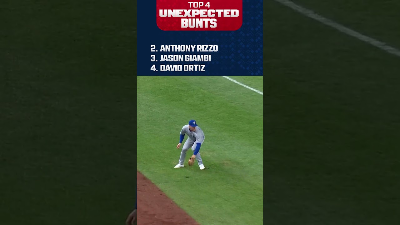 Bunts that came out of nowhere! Bunts that came out of nowhere!